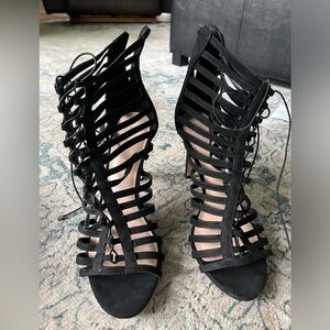 ALDO lace up gladiator heels